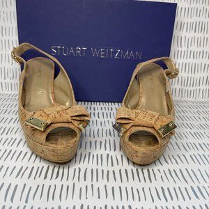 Stuart Weitzman Wedges Cork
